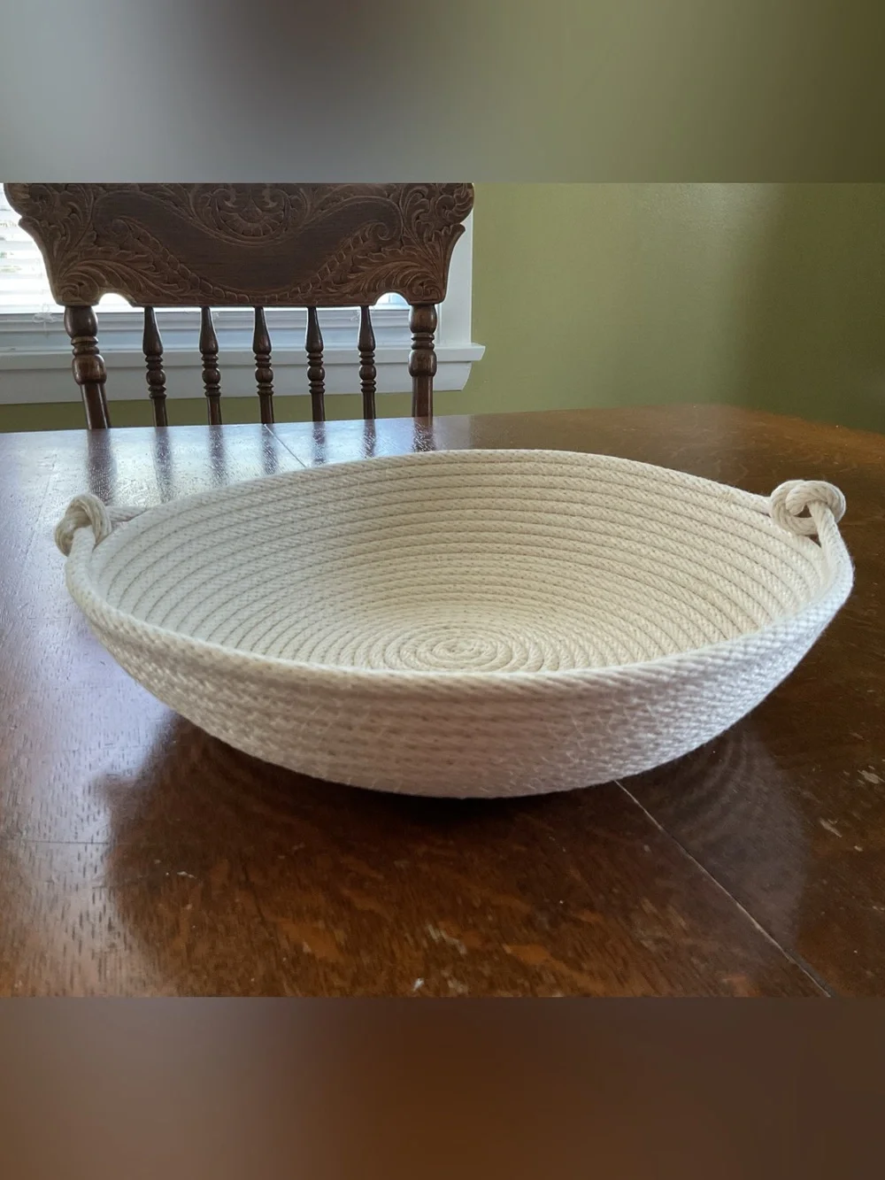 Handmade Coiled Rope Decorative Bowl